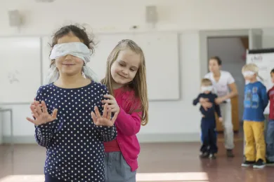 Schulklasse beim Konflikttraining