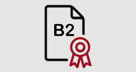 Symbol Sprachzertifikat B2