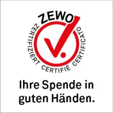 Zewo Logo mit Claim